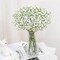 Babys Breath Artificial Flowers, 50 PCS White Baby Breath Flowers Artificial Bulk, Fake Babys Breath Gypsophila Real Touch Faux Babys Breath for Wedding Floral Arrangement Home Decor